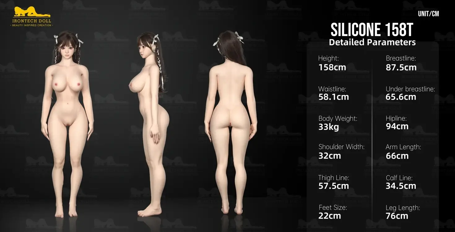 Irontech 158cm身長サイズ シリコン製ラブドール