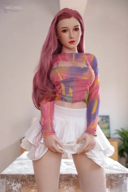 MD DOLL #M7 南妮 Viona 166cm(C) ピンクの髪が魅力の美人ラブドール フルシリコン製 Dカップ ノーマル肌
