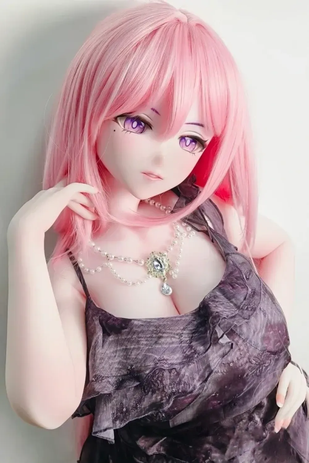 Elsa Babe AHR035番 北野未奈「Kitano Mina」 151cm 巨乳 フルシリコン製 アニメ系 ラブドール 気品のある 等身大 二次元人形 ピンク肌