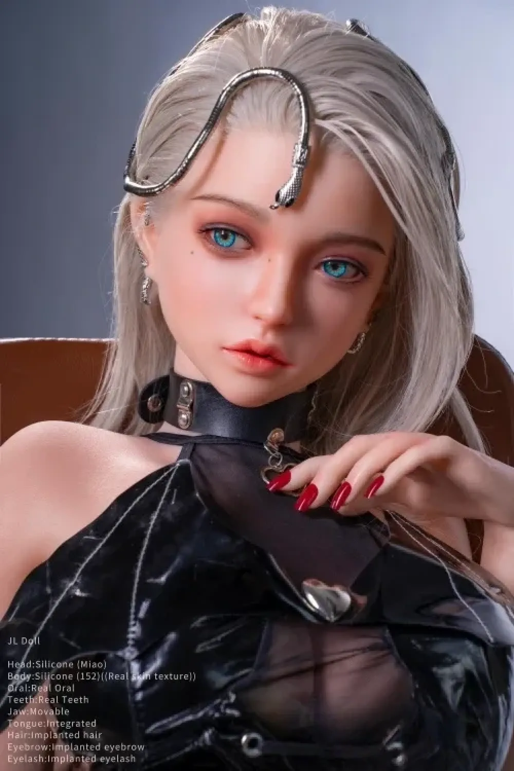 Jarliet Doll JLシリーズ 本物の皮膚メイク Miao苗苗 口開閉＆口腔模擬付き 152cmフルシリコン製ラブドール 欧米風 綺麗リアルダッチワイフ Eカップ ノーマル肌
