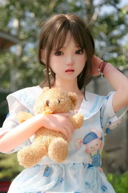 SHE DOLL 洛小乙 148cm清純可愛い美女リアルラブドール Dカップ ノーマル肌 掲載画像はシリコンヘッド+TPEボディ