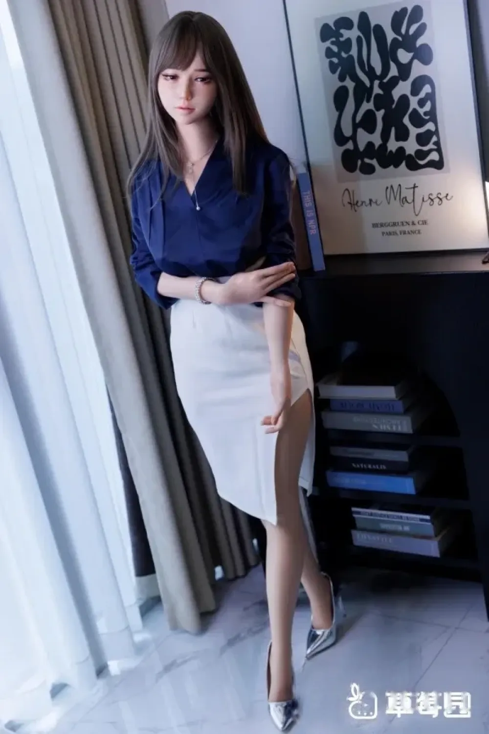 Strawberry Garden 香菜 1番メイク 163cm Ultra リアル皮膚メイク付き フルシリコン製 ラブドール OL感 大人の女性 等身大人形 Dカップ ノーマル肌