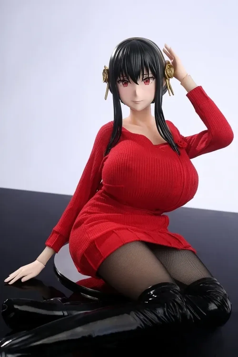 Otaku Doll 约尔「ヨル」 コスプレ系 ラブドール 65cm 3kg ギャップ萌え 姉系 二次元アニメ人形 PVCヘッド+シリコンボディ 宣材写真と同じ衣装