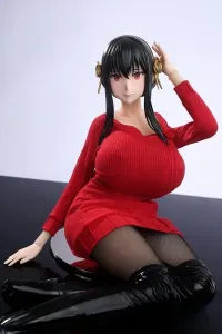 Otaku Doll 约尔「ヨル」 コスプレ系 ラブドール 65cm 3kg ギャップ萌え 姉系 二次元アニメ人形 PVCヘッド+シリコンボディ 宣材写真と同じ衣装