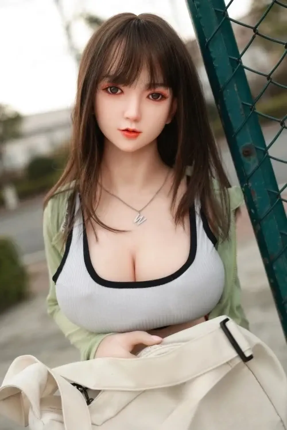 DL DOLL (YQシリーズ) #45 心乃美 148cmキレイ系ダッチワイフ 隣のお姉さん シリコンヘッド+TPEボディ Eカップ ノーマル肌