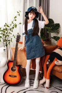 SHE DOLL #014 莹 148cm小柄ラブドール 可愛い童顔 Dカップ ノーマル肌 掲載画像はシリコンヘッド+TPEボディ