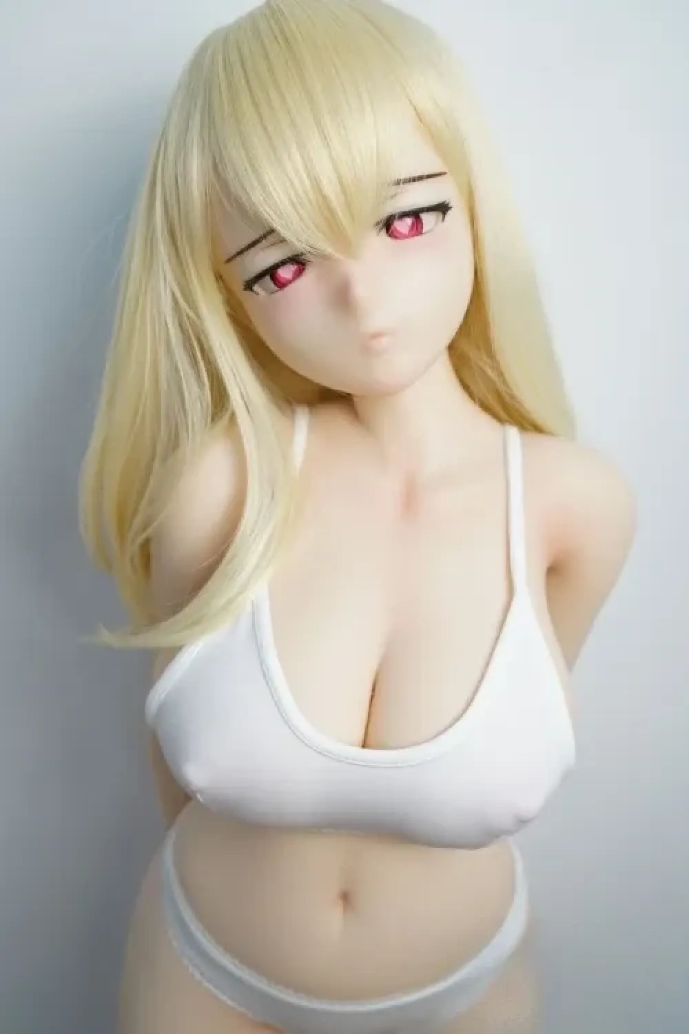 IROKEBIJIN 色気美人 Rico A HSS90cm超ソフトシリコン製 金髪 ラブドール 巨乳 キュート アニメドール Fカップ 白い肌