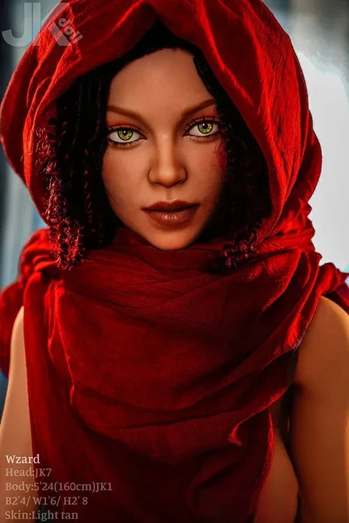 JKDOLL #jk7 Wzard 伊緒里 160cm魔法使い外国セックスラブドール TPE製 Bカップ 小麦肌