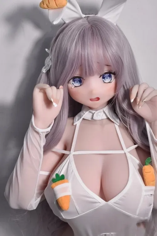 Elsa Babe RAD027番 清水薄荷「Shimizu Minto」 148cm L大胸 フルシリコン製 セクシー可愛いバニーガール アニメドール ピンク肌