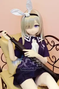 Aotume Doll凹凸咪 #115 若桜 最新作ボディ 135cm Bカップ 可愛いアニメドール TPE製 等身大 リアルラブドール 白い肌
