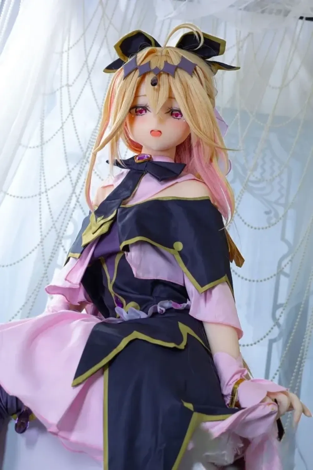 Aotume Doll 凹凸咪 #136 露露卡「るるか」 145cm Bカップ 魔女っ子系ラブドール 二次元 アニメドール 白い肌 掲載画像はシリコンヘッド+TPEボディ