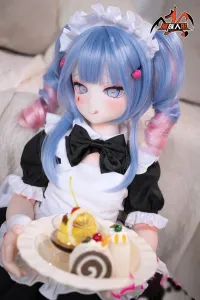MOZU DOLL魔族人形 兔子洞 Apoleia 121cm (A級) 小柄な顔 癒し系 メイド アニメラブドール PVCヘッド+TPEボディ 大胸 ノーマル肌 宣材写真と同じ衣装