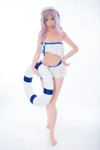 FU DOLL J018 言栄 148cm水着 可愛い 美女ラブドール 高級リアル人形Dカップ ノーマル肌 掲載画像はフルシリコン製