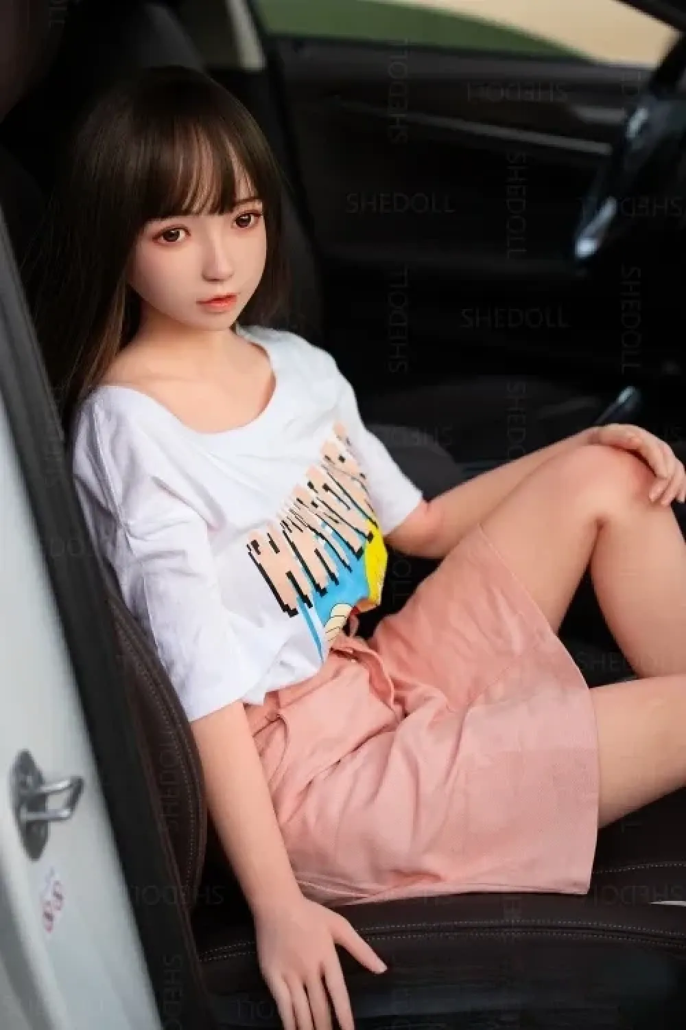SHE DOLL 可可 148cm絶妙に美しい姿美少女ダッチワイフ Dカップ ノーマル肌 掲載画像はシリコンヘッド+TPEボディ
