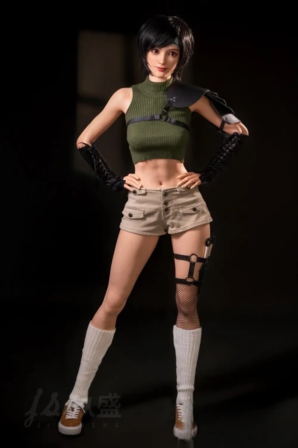 Jiusheng Doll #74 Yuffie 168cmフルシリコン製 セクシー 黒髪美女 セックスラブドール Cカップ ノーマル肌