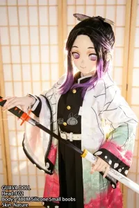 GUAVA DOLL 番石榴 胡蝶しのぶ F02 PVCヘッド+シリコンボディ 148cmコスプレ系 アニメラブドール 二次元 美人 Aカップ ノーマル肌