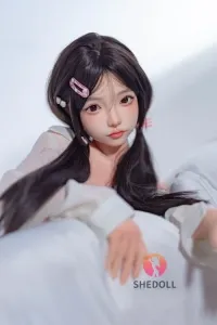 SHE DOLL カスタマイズメイク 洛伊2.0 口開閉＆口腔模擬付き 148cm可愛い可憐系 清楚系ラブドール エッチ セックス ドール Dカップ ノーマル肌 掲載画像はフルシリコン製