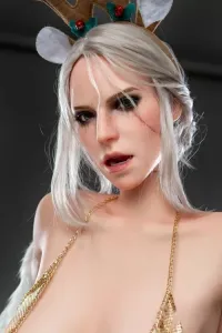 Game DOLL Lady No.14 軟性シリコンヘッド 英理奈 168cmコスプレ ウィッチャー3 Ciri リアルドール Eカップ ノーマル肌