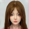 センターパートの髪型
