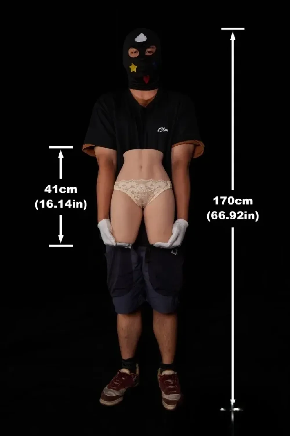 CLM(Climax Doll) ULW(超軽量化)シリーズ 5.35kg PW-L41(Nature) トルソー シリコン製 ヒップモデル 柔らかいボディ お尻 半身ドール 清楚感