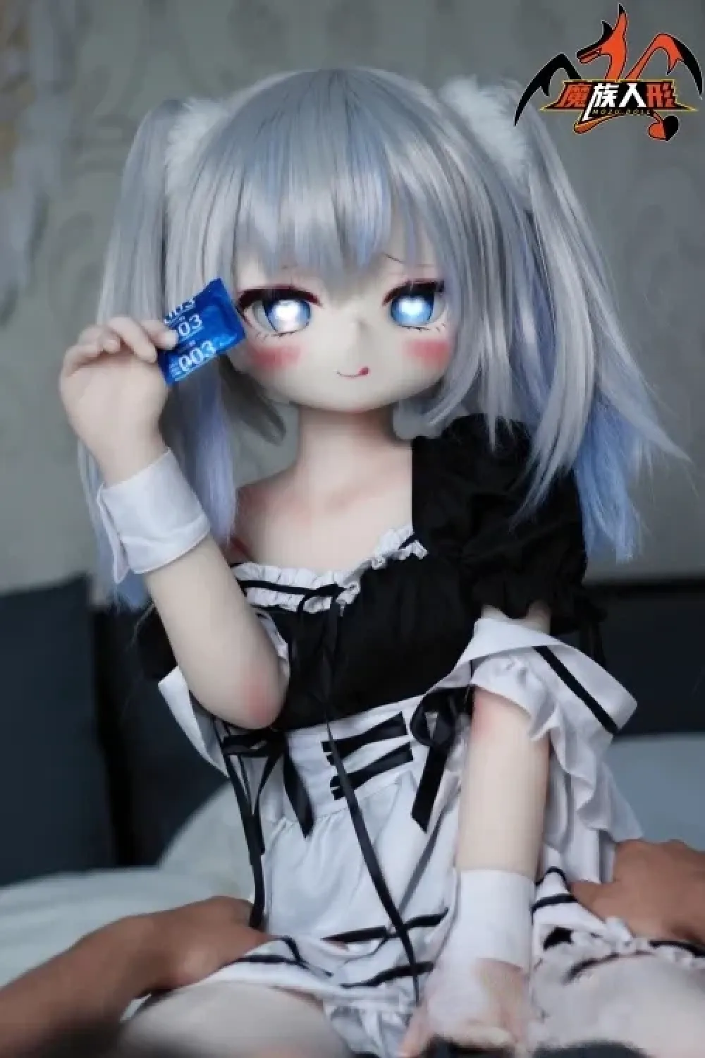 MOZU DOLL魔族人形 141cm(SSR級) 小未来ちゃん PVCヘッド+TPE製ボディ アニメ風 超可愛いラブドール ノーマル肌 宣材写真と同じ衣装