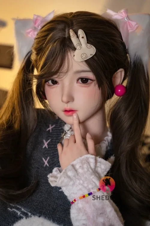 SHE DOLL 熙熙 145cmリアルな皮膚メイク付き フルシリコン製 可愛い 美人 等身大ラブドール Gカップ ノーマル肌