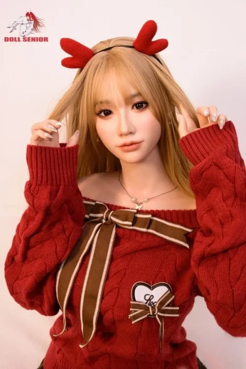 Doll Senior #24 舞雪 「Wuxue」 165cmクリスマス風 フルシリコン製 スレンダーで妖艶な美女ラブドール Bカップ ノーマル肌