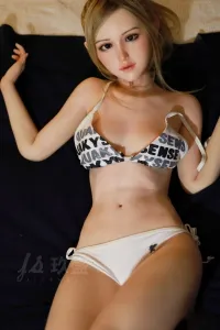 Jiusheng Doll #8 Arisa 148cm金髪 色白 清楚系 美人 フルシリコン製 ラブドール Bカップ ノーマル肌