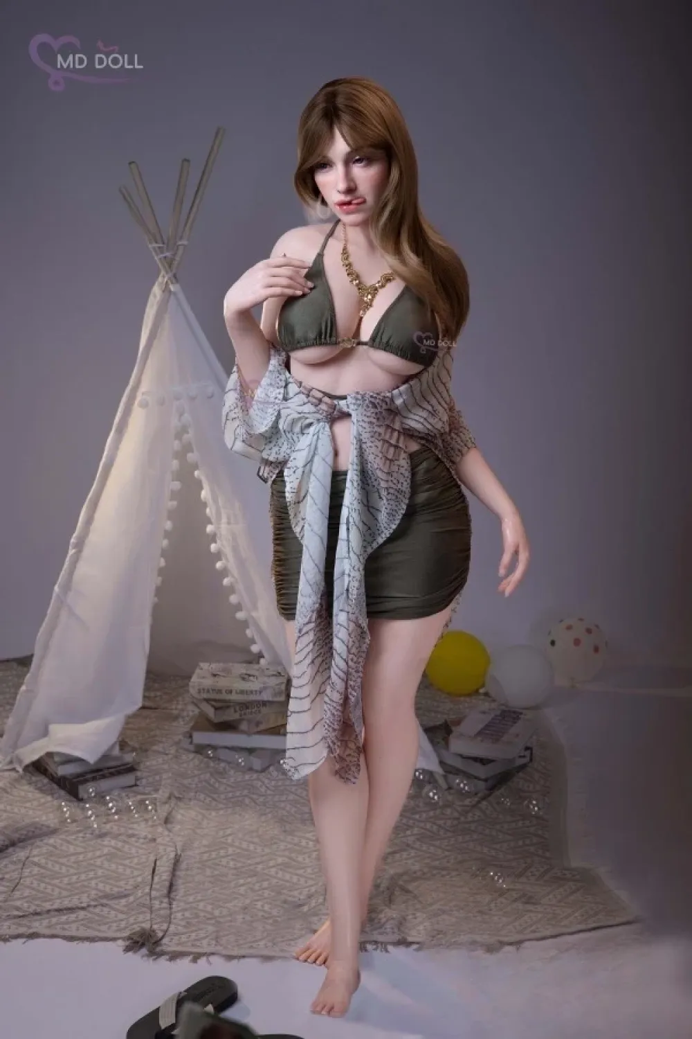 MD DOLL #M22 Joanna ROS口腔選択可 166cm(C) フルシリコン製 欧米系 魅惑的な熟女 セックス ラブドール Dカップ ノーマル肌
