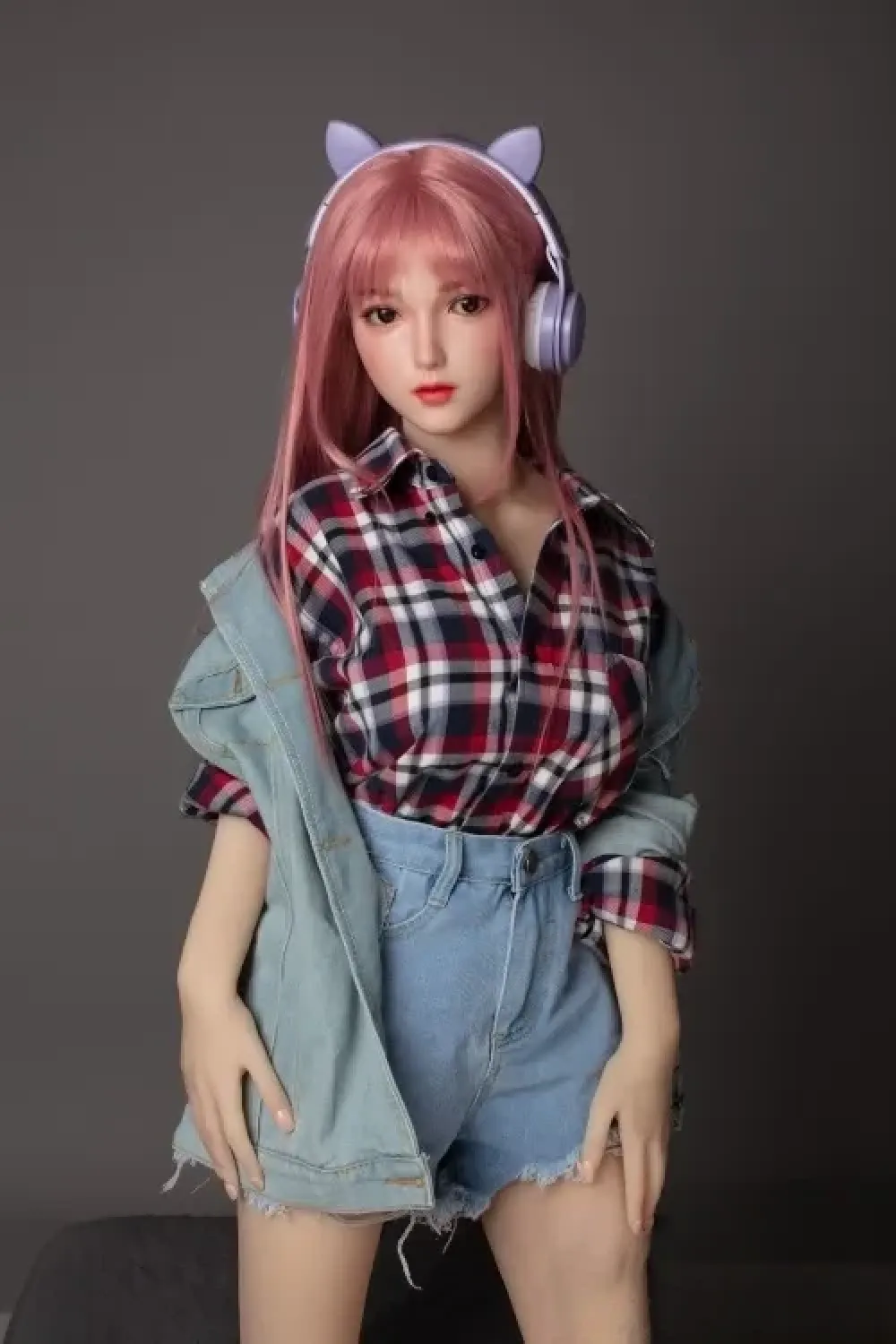 DOM DOLL Mumu 148cm綺麗顔美女系 高級ラブドール Cカップ 掲載画像はシリコンヘッド+TPEボディ