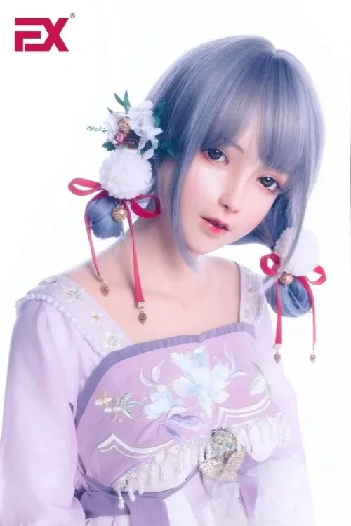 EXDOLL Utopiaシリーズ 夜舒荷「Lily」 149cmコスプレ系リアルラブドール 可愛い美少女 フルシリコン製人形 Cカップ ノーマル肌 シームレスヘッドとボディの一体型