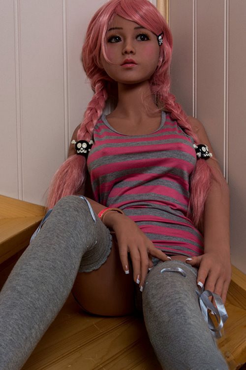 WMDOLL 亜奈子 140cmピンクの髪TPEドールDカップ