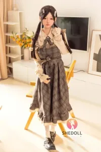 SHE DOLL 兮沅 148cm可愛い清純系リアルラブドール 等身大美人顔立ち綺麗 セックス人形 Dカップ ノーマル肌 掲載画像はフルシリコン製
