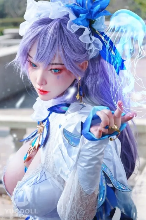YUEDOLL 桐桐「Tori」 ROS付き 155cm魅力的なコスプレ美女 フルシリコン製ラブドール爆乳 Iカップ ノーマル肌 掲載画像はシームレスヘッドとボディの一体型