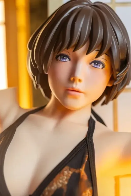 QITA DOLL 加奈トルソー 4.9kg アニメ風 樹脂製ヘッド+シリコン製ボディ コンパクト 大人用 半身ラブドール ノーマル肌