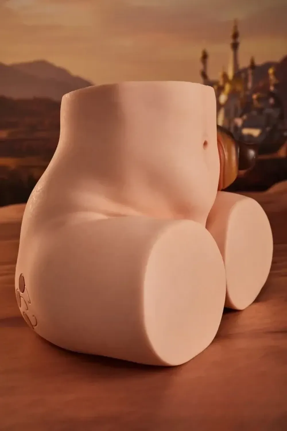 CLM(Climax Doll) Proシリーズ PA-Peppy Butt Torso(Cinnamon) 15.4kg シリコン製 トルソー リアルボディ コンパクト ヒップモデル