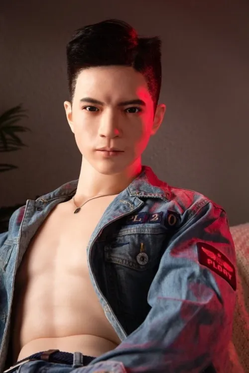 QITA DOLL 承勋 177cmフルシリコン製 イケメン彼氏 筋肉男性型リアルラブドール 植毛式の髪型付き 白い肌
