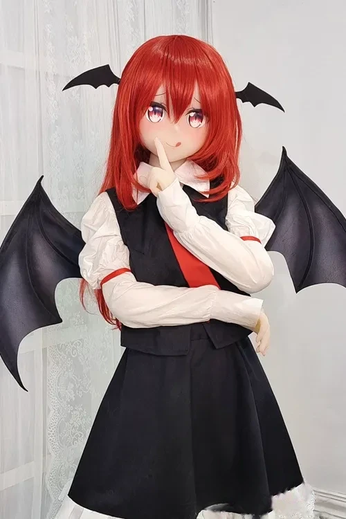 Aotume Doll #72 希桜 145cm小悪魔コスプレアニメ風ダッチワイフ Bカップ 掲載画像はシリコンヘッド+TPEボディ