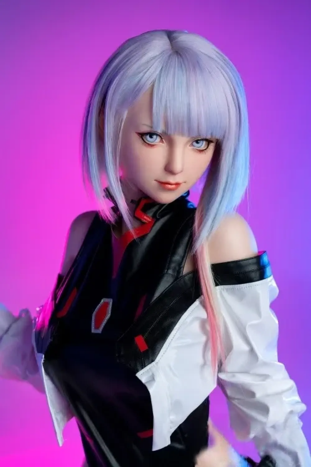 Game Lady Anime.05 Lucyna Kushinada 156cmコスプレ漫画人形 シリコン製巨乳ラブドール Eカップ ノーマル肌