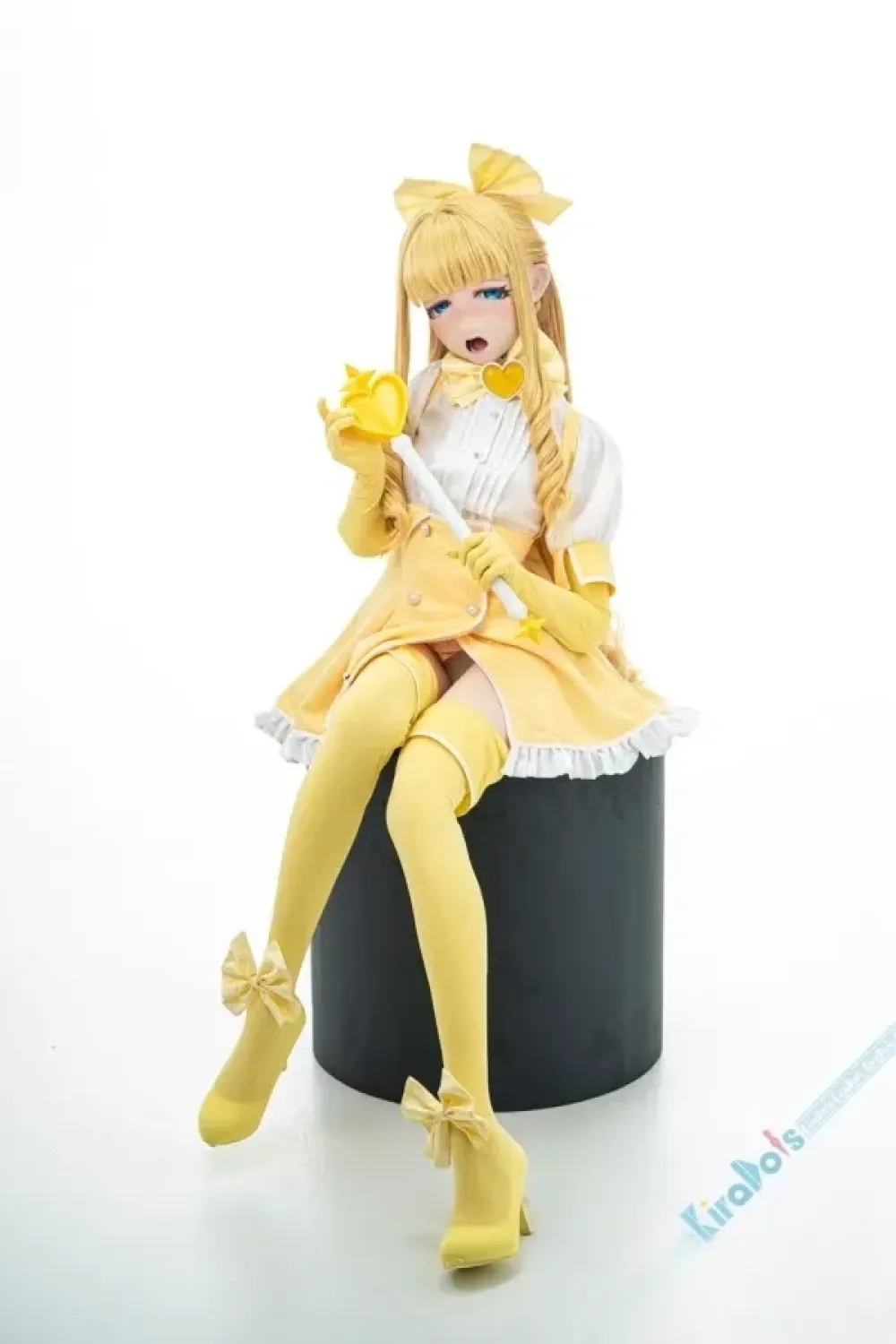 Kiradols #KH004-D2 理紗「Risa」 困り顔 150cm高級カスタム版 ゲームキャラ コスプレ フルシリコン製 アニメラブドール 二次元 Aカップ ノーマル肌