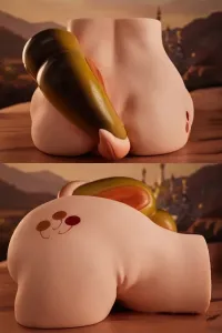 CLM(Climax Doll) Proシリーズ PA-Peppy Butt Torso(Cinnamon) 15.4kg シリコン製 トルソー リアルボディ コンパクト ヒップモデル