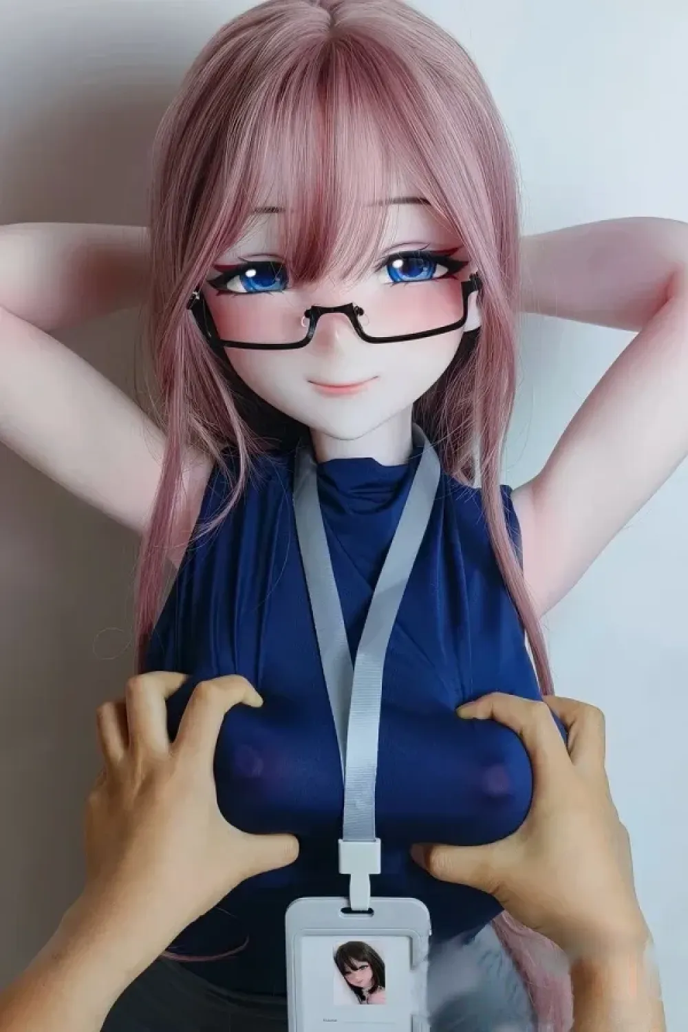 Elsa Babe RAD045番 望月利世「Mochizuki Rize」 151cm 巨乳 シリコン製 二次元人形 OL系 大人っぽい アニメ系 ラブドール ピンク肌