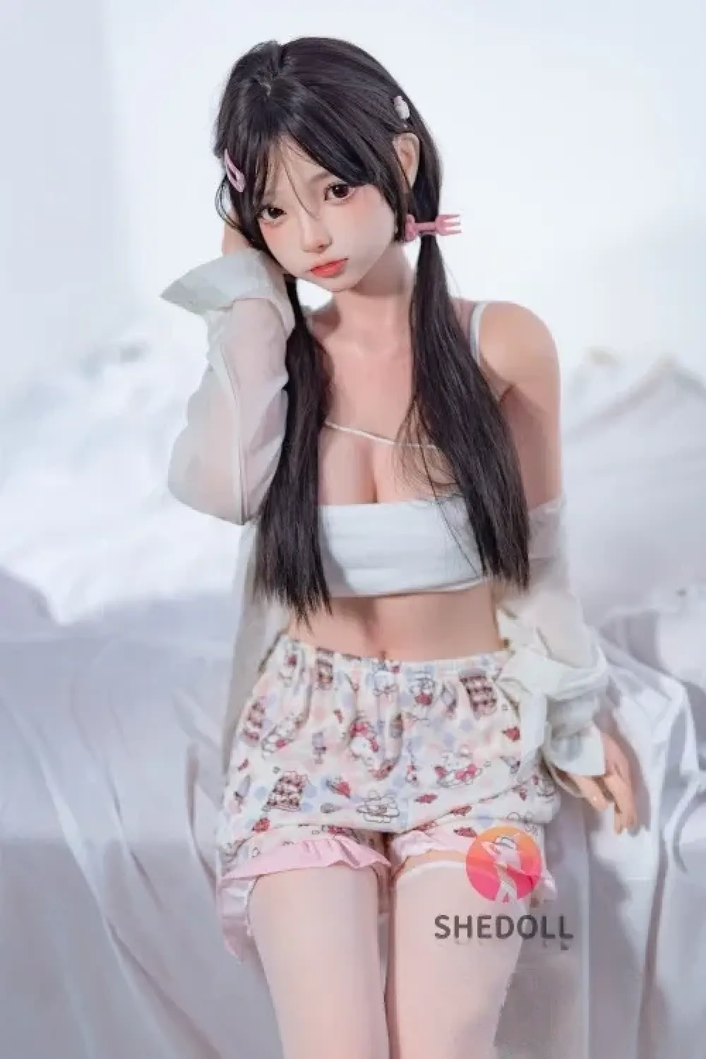 SHE DOLL カスタマイズメイク 洛伊2.0 口開閉＆口腔模擬付き 148cm可愛い可憐系 清楚系ラブドール エッチ セックス ドール Dカップ ノーマル肌 掲載画像はフルシリコン製