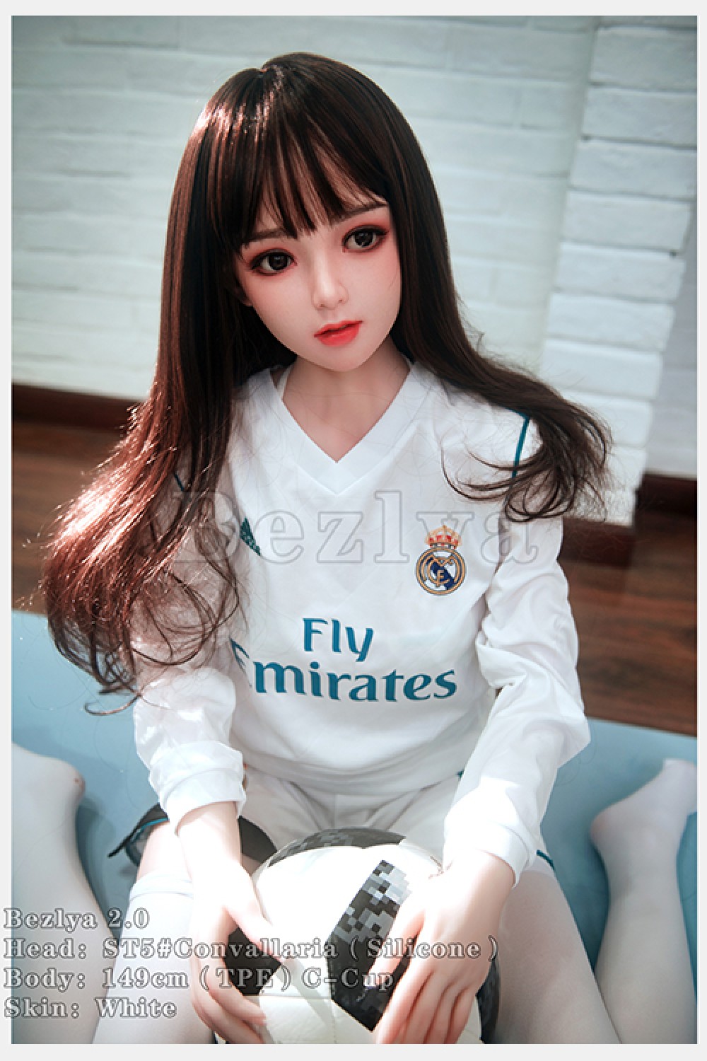 Bezlya Doll「MISSDOLL」 鈴蘭 149cmチアガール美人ダッチワイフシリコン頭