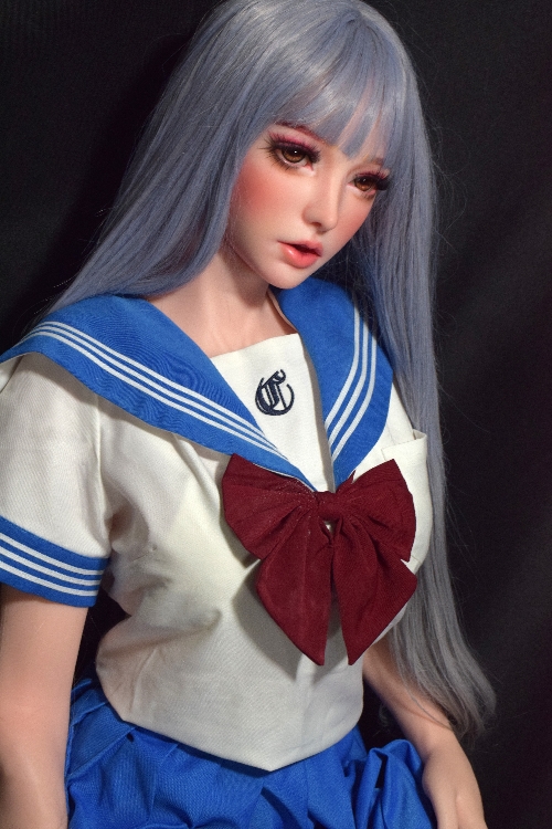 Elsa Babe 吉田歩 150cmセーラー服優しいラブドールシリコン製