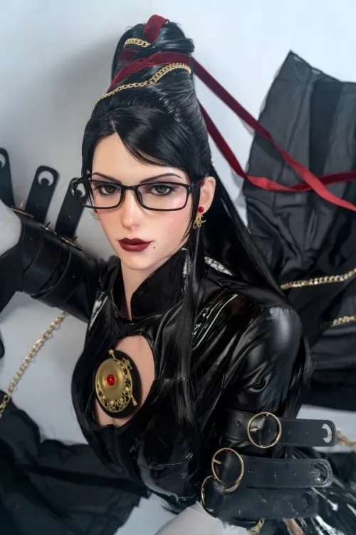 Game Lady No.32-1 Bayonetta 170cm外国人風 クール系 等身大 フルシリコン製 リアルラブドール メガネ美人 ベヨネッタ Bカップ ノーマル肌