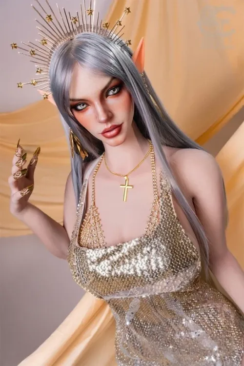 SE DOLL #154SO Evadora.A ROS顎機能付き T167cm リアルな肌質感付き フルシリコン製 欧米風 エルフ耳 妖艶 ラブドール 巨乳 Eカップ ノーマル肌