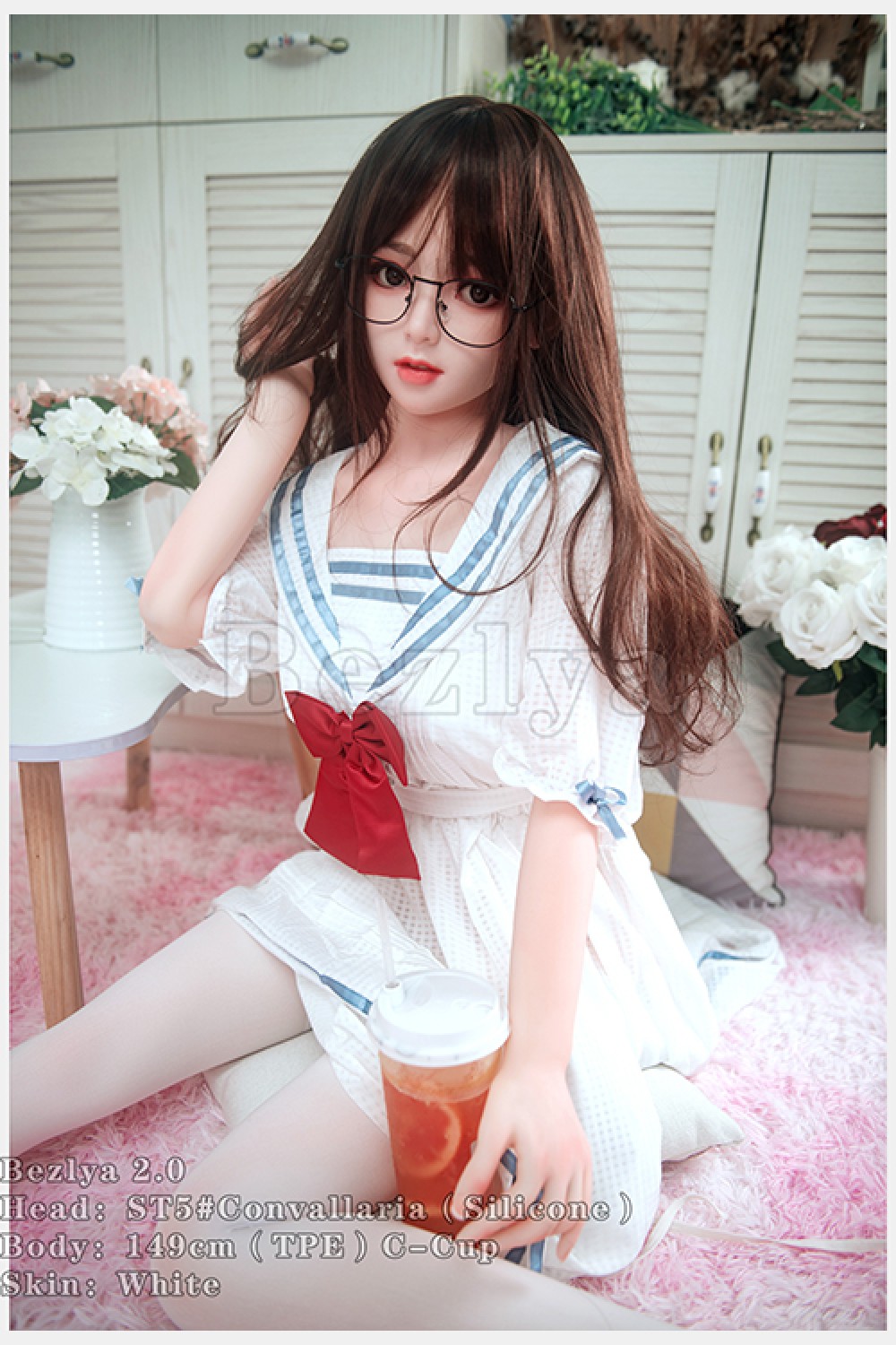 Bezlya Doll「MISSDOLL」 鈴蘭 149cm超かわいい 美女ラブドールシリコンヘッド