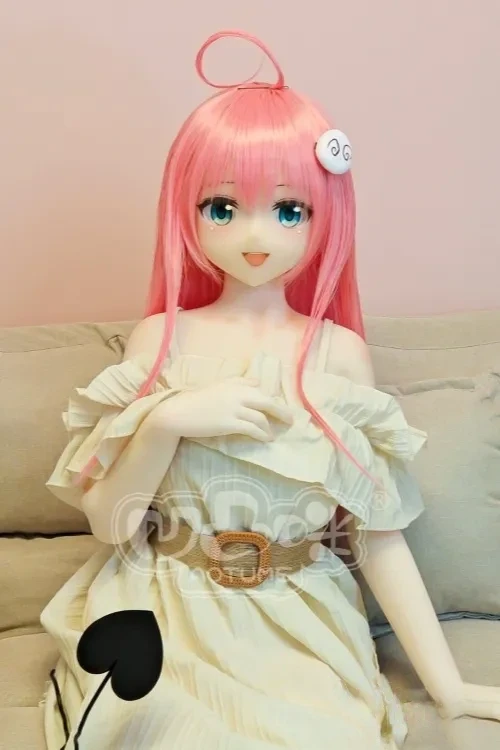 Aotume Doll凹凸咪 #114 蓮桜 145cm笑顔 可愛いアニメラブドール Dカップ 白い肌 掲載画像はシリコンヘッド+TPEボディ