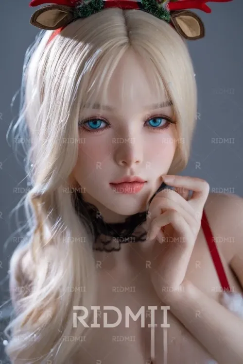 RIDMII #K58 Kaya 164cm等身大 清楚な顔立ち フルシリコン製 サンタガールラブドール Fカップ ノーマル肌